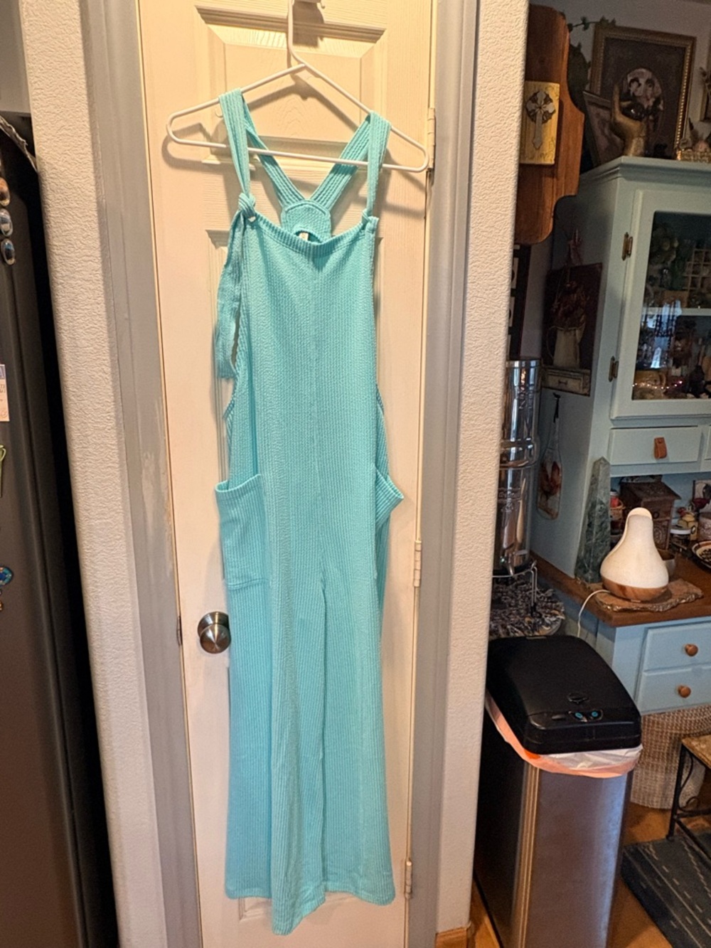 Zenana Outfitters Aqua Knit Jumpsuit